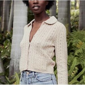 Doen cashmere posey cardigan XS